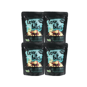 Love Bites Salted Almond & Pinenut & Macadamia - Sea Salt (Pack of 4x40g)